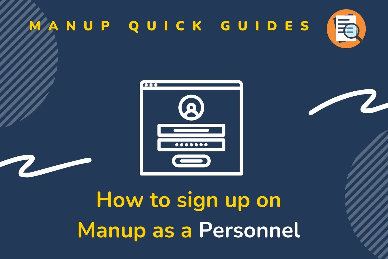 How To Sign Up on Manup